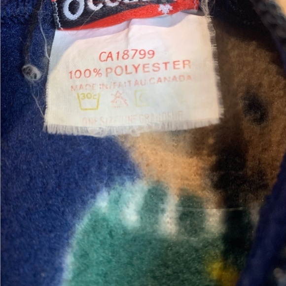 Vintage Oceanic  Unisex Christmas Teddy Bear Fleece Sweatshirt, Size 2XL - Picture 4 of 7